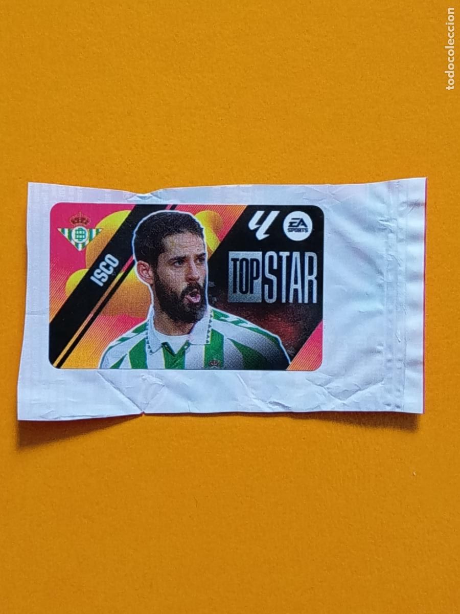 Cromos de F&uacute;tbol: ISCO. TOP STAR. REAL BETIS. CHICLES LIGA ESTE 2025-26. PANINI