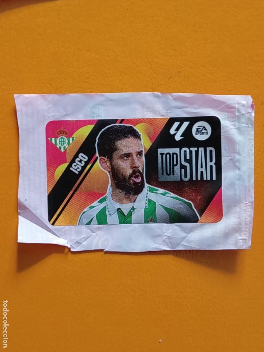 Cromos de F&uacute;tbol: ISCO. TOP STAR. REAL BETIS. CHICLES LIGA ESTE 2025-26. PANINI