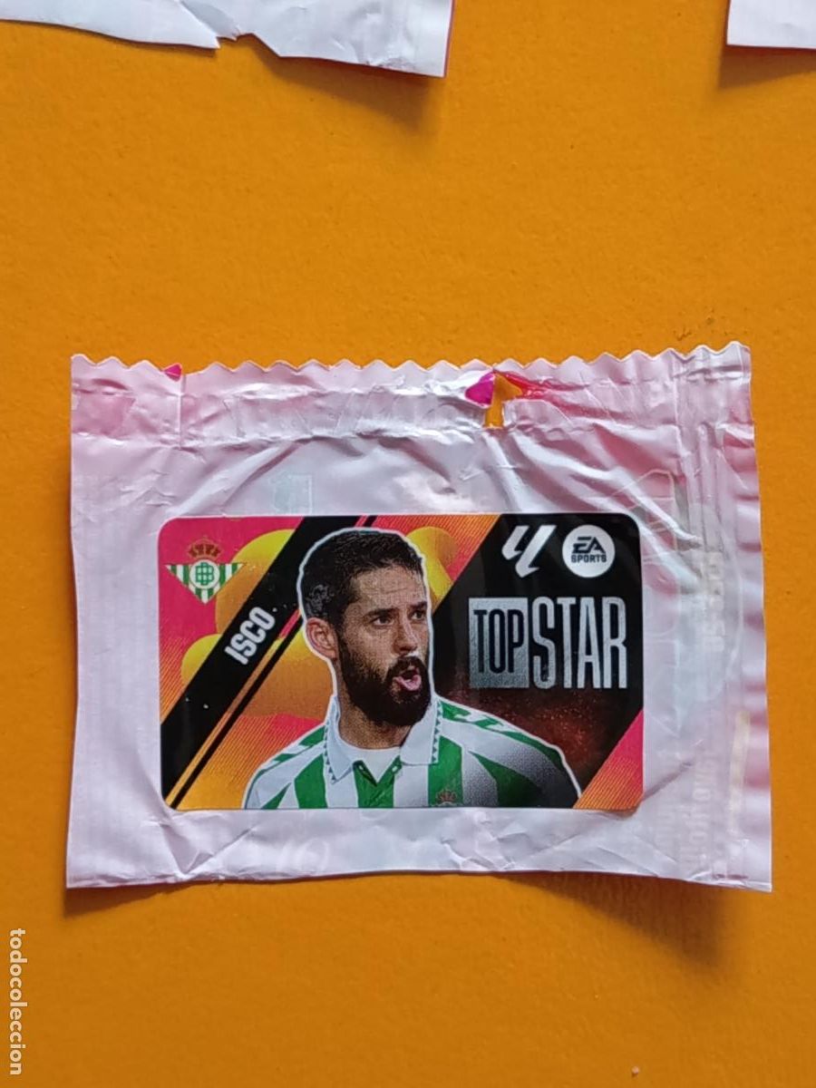 Cromos de F&uacute;tbol: ISCO. TOP STAR. REAL BETIS. CHICLES LIGA ESTE 2025-26. PANINI