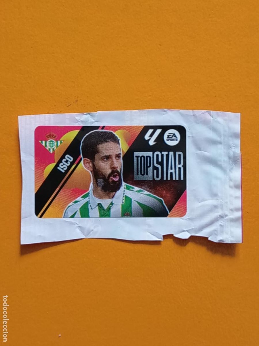 Cromos de F&uacute;tbol: ISCO. TOP STAR. REAL BETIS. CHICLES LIGA ESTE 2025-26. PANINI