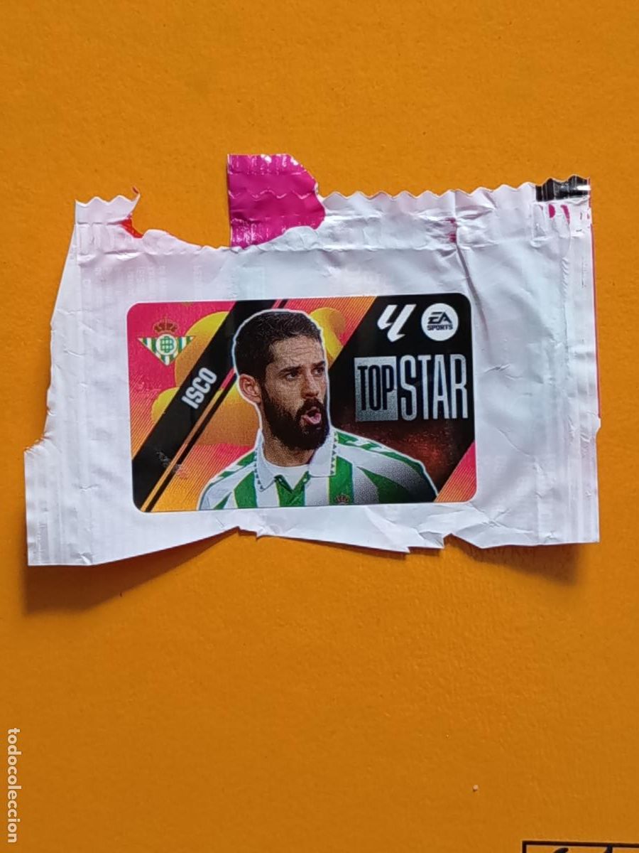 Cromos de F&uacute;tbol: ISCO. TOP STAR. REAL BETIS. CHICLES LIGA ESTE 2025-26. PANINI