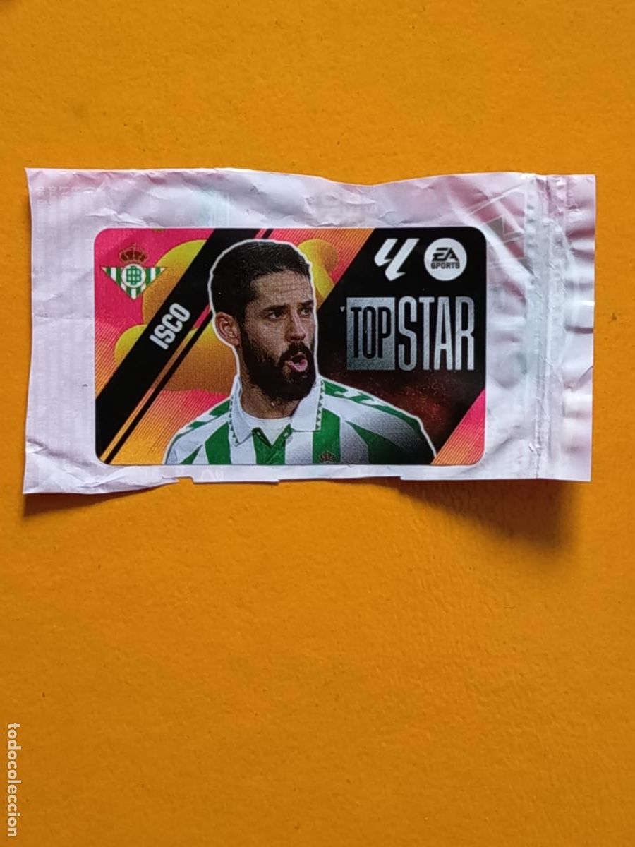 Cromos de F&uacute;tbol: ISCO. TOP STAR. REAL BETIS. CHICLES LIGA ESTE 2025-26. PANINI