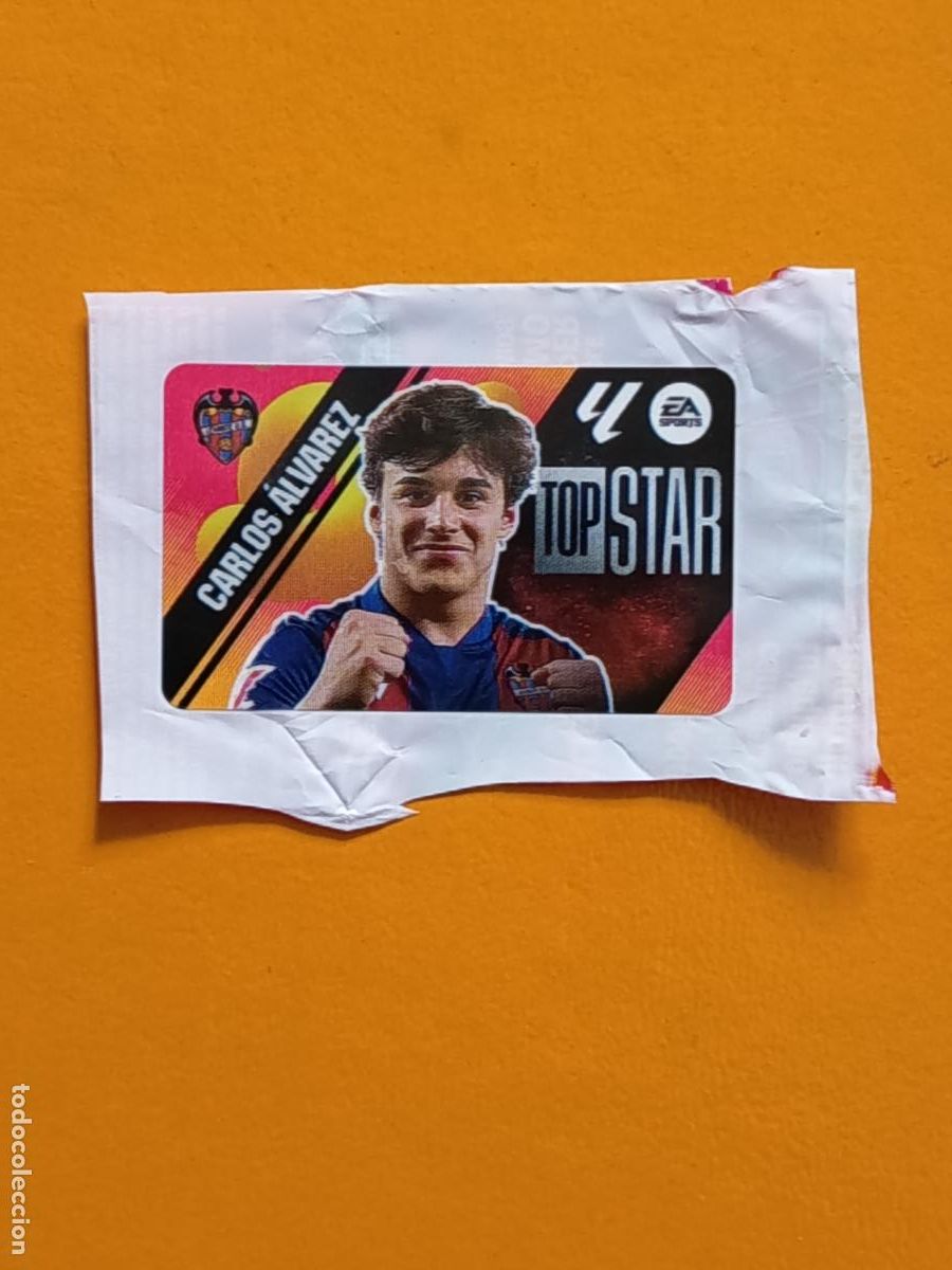 Cromos de Futebol: CARLOS &Aacute;LVAREZ. TOP STAR. LEVANTE UD. CHICLES LIGA ESTE 2025-26. PANINI