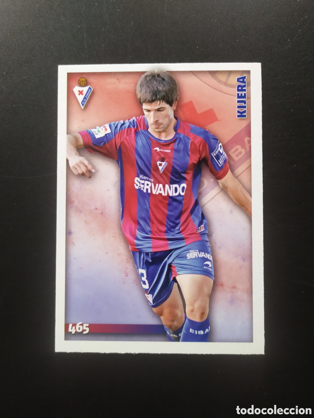 Fu&szlig;ball-Sticker: Mundicromo fichas Liga 2014 2015 14 15 Kijera n&deg; 465 Eibar