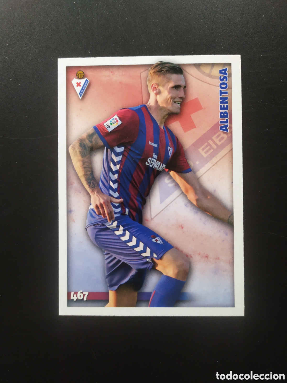 Cromos de f&uacute;tbol: Mundicromo fichas Liga 2014 2015 14 15 Albentosa n&deg; 467 Eibar