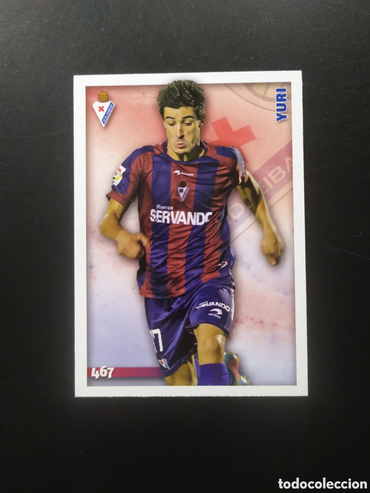 Cromos de Futebol: Mundicromo fichas Liga 2014 2015 14 15 Yuri n&deg; 467 Eibar