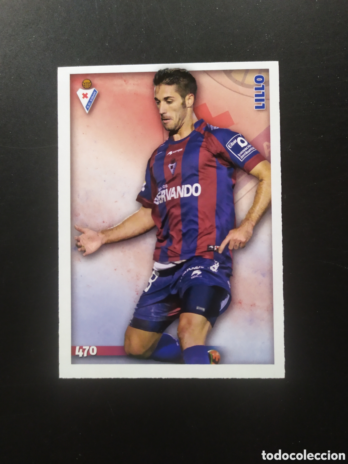 Cromos de f&uacute;tbol: Mundicromo fichas Liga 2014 2015 14 15 Lillo n&deg; 470 Eibar