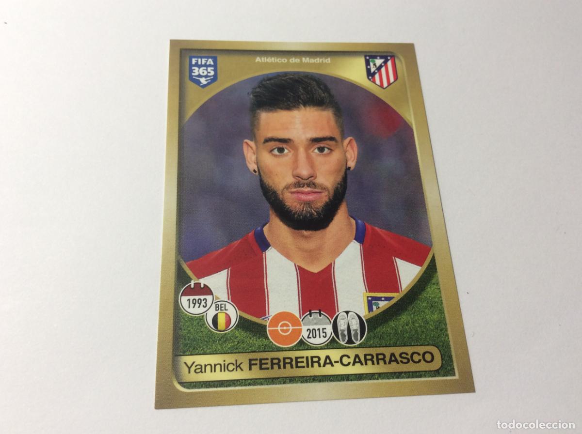 Cromos de F&uacute;tbol: 54 Yannick Ferreira-Carrasco Atl&eacute;tico de Madrid FIFA 365 2017 PANINI