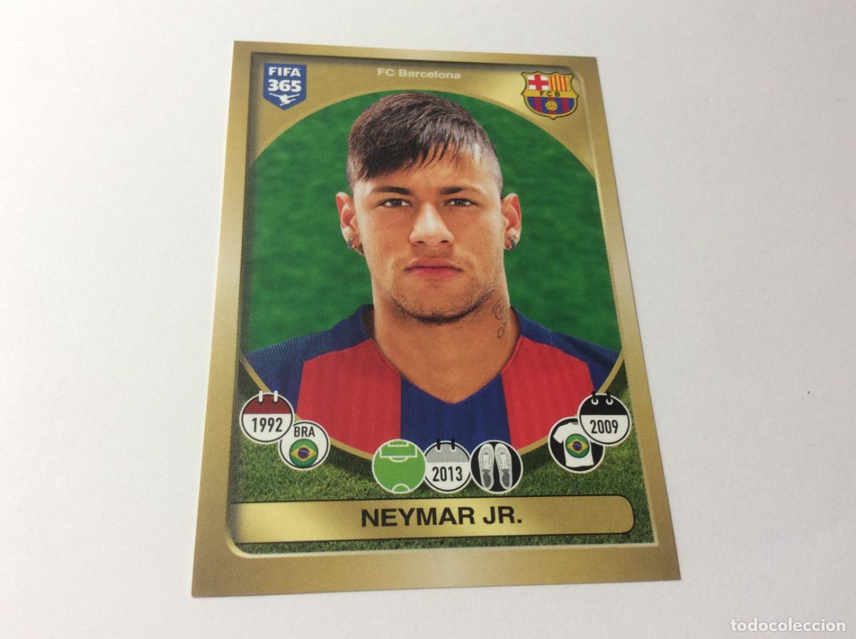 Cromos de F&uacute;tbol: 73 Neymar Jr. FC Barcelona FIFA 365 2017 PANINI