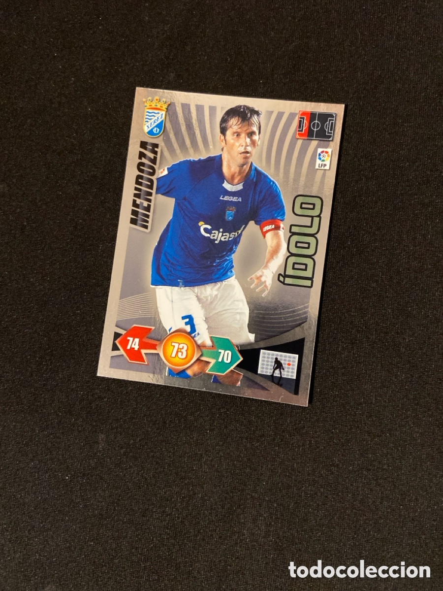 Cromos de F&uacute;tbol: MENDOZA 404 IDOLO (XEREZ) ADRENALYN PANINI 2009-2010 09 10 CROMO CARTA A-6