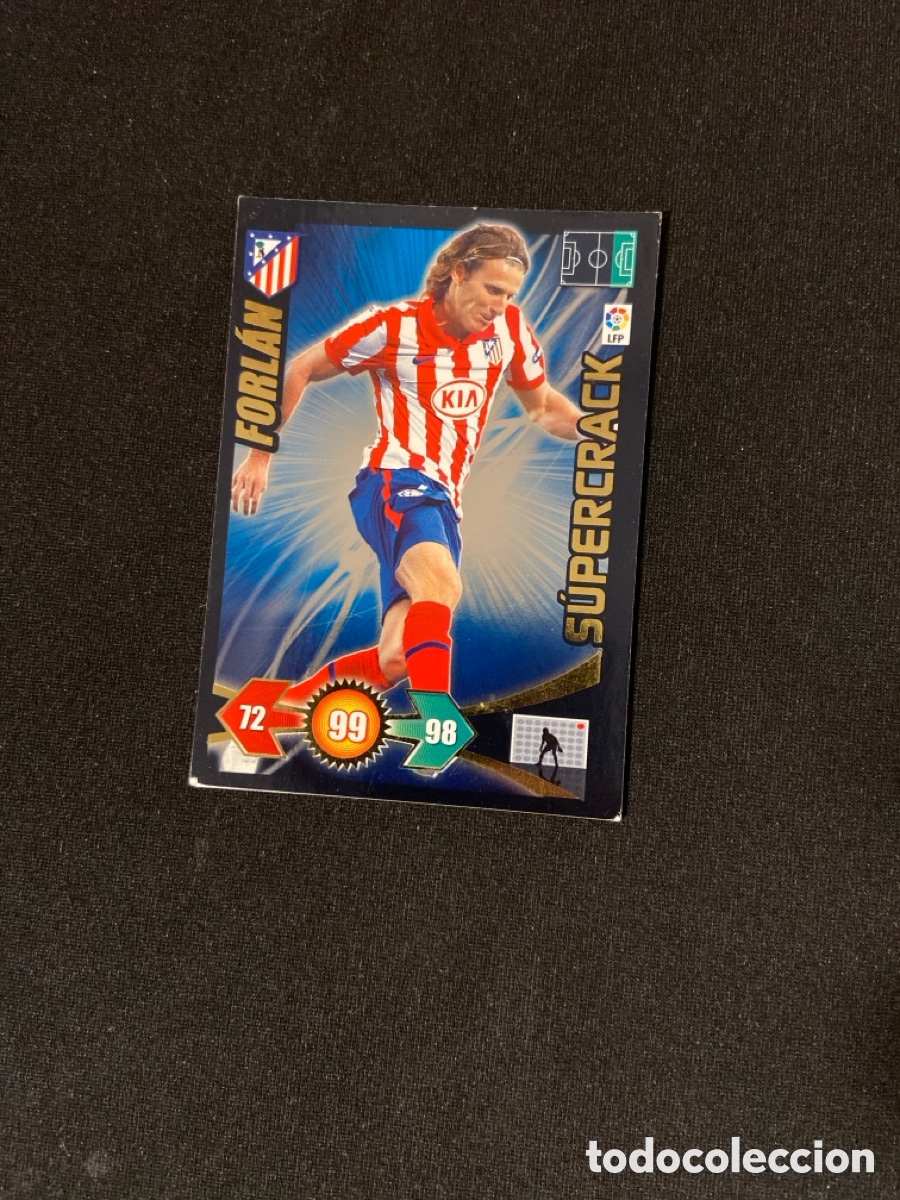 Cromos de F&uacute;tbol: FORLAN 407 SUPERCRACK (ATL&Eacute;TICO MADRID) ADRENALYN PANINI 2009-2010 09 10 CROMO CARTA A-6