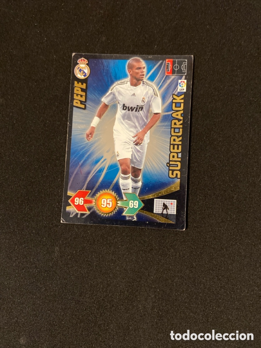Cromos de F&uacute;tbol: PEPE 413 SUPERCRACK (REAL MADRID) ADRENALYN PANINI 2009-2010 09 10 CROMO CARTA A-6