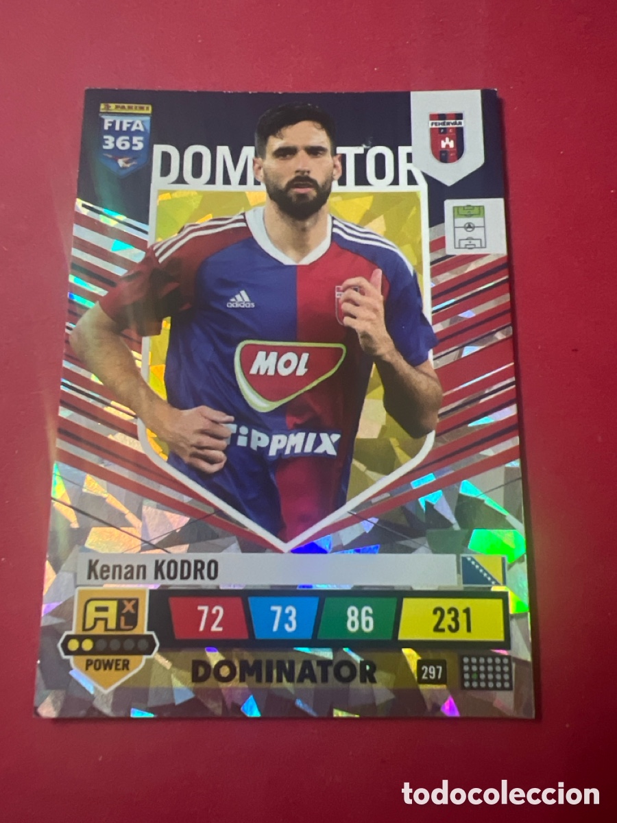Fu&szlig;ball-Sticker: C362. 297 KENAN KODRO Feh&eacute;rv&aacute;r FIFA 365 2022 2023 22 23 ADRENALYN XL CROMOS DE F&Uacute;TBOL CARDS
