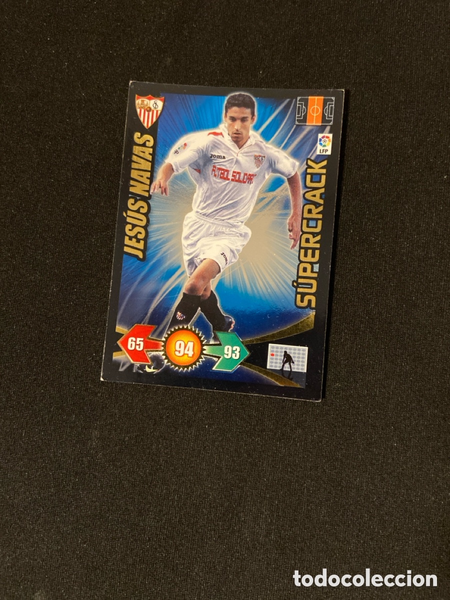 Cromos de F&uacute;tbol: JESUS NAVAS 415 SUPERCRACK (SEVILLA) ADRENALYN PANINI 2009-2010 09 10 CROMO CARTA A-6