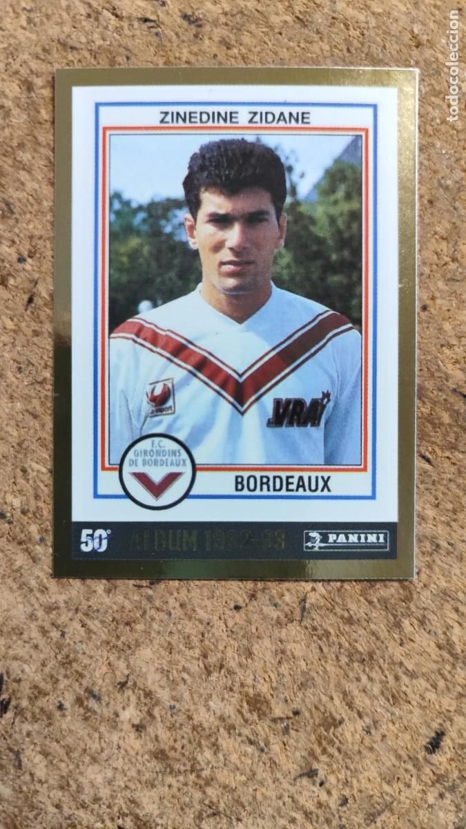 Cromos de F&uacute;tbol: FOOT 2024/25 LIGUE 1 STICKER ZIDANE GIRONDIS DE BURDEOS ROOKIE DEL ALBUM 1992/93 # 153 PANINI