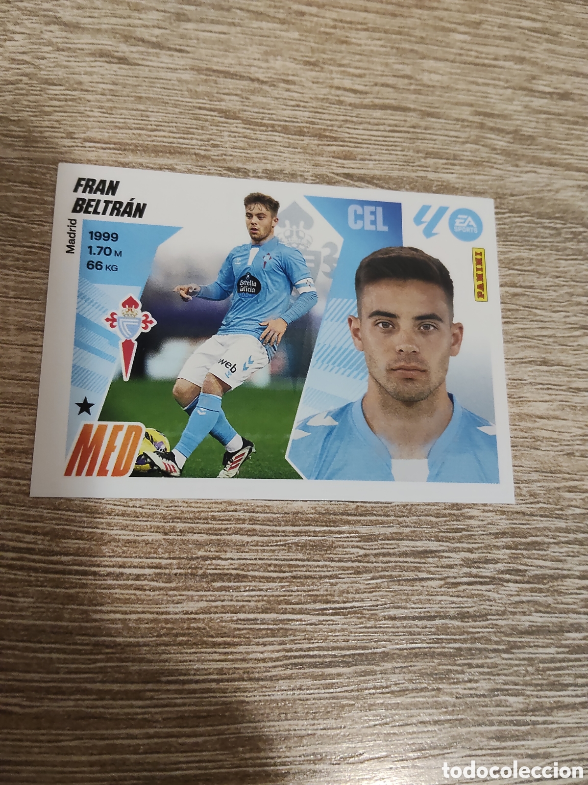Figurine di Calcio: Fran Beltr&aacute;n Celta de Vigo liga 2025 2026 25 26 ediciones este