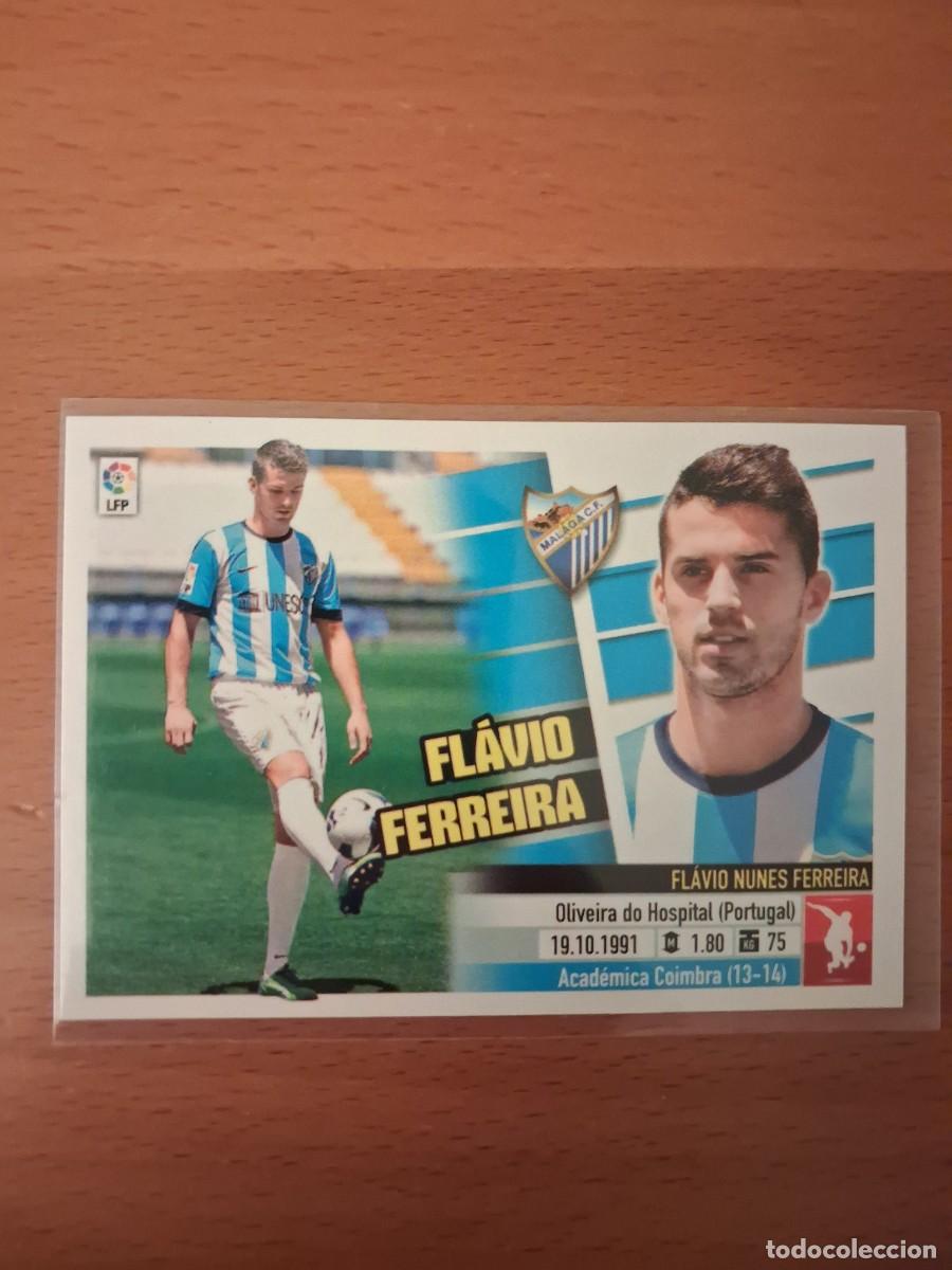 Fu&szlig;ball-Sticker: Ediciones Este Liga 2013 2014 13 14 Sin Pegar Ultimos Fichajes Malaga CF 14 Flavio Ferreira