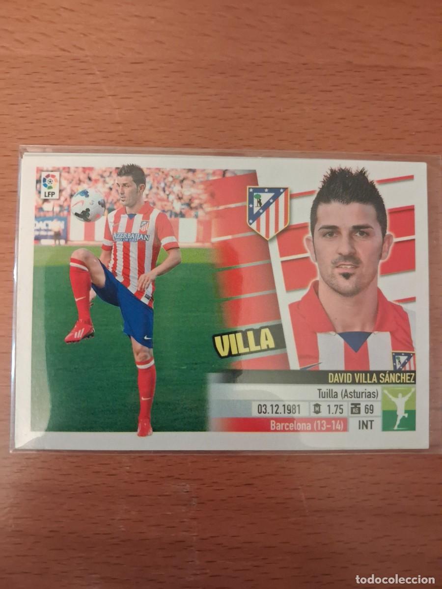 Cromos de f&uacute;tbol: Ediciones Este Liga 2013 2014 13 14 Sin Pegar Ultimos Fichajes Atletico de Madrid 23 Villa