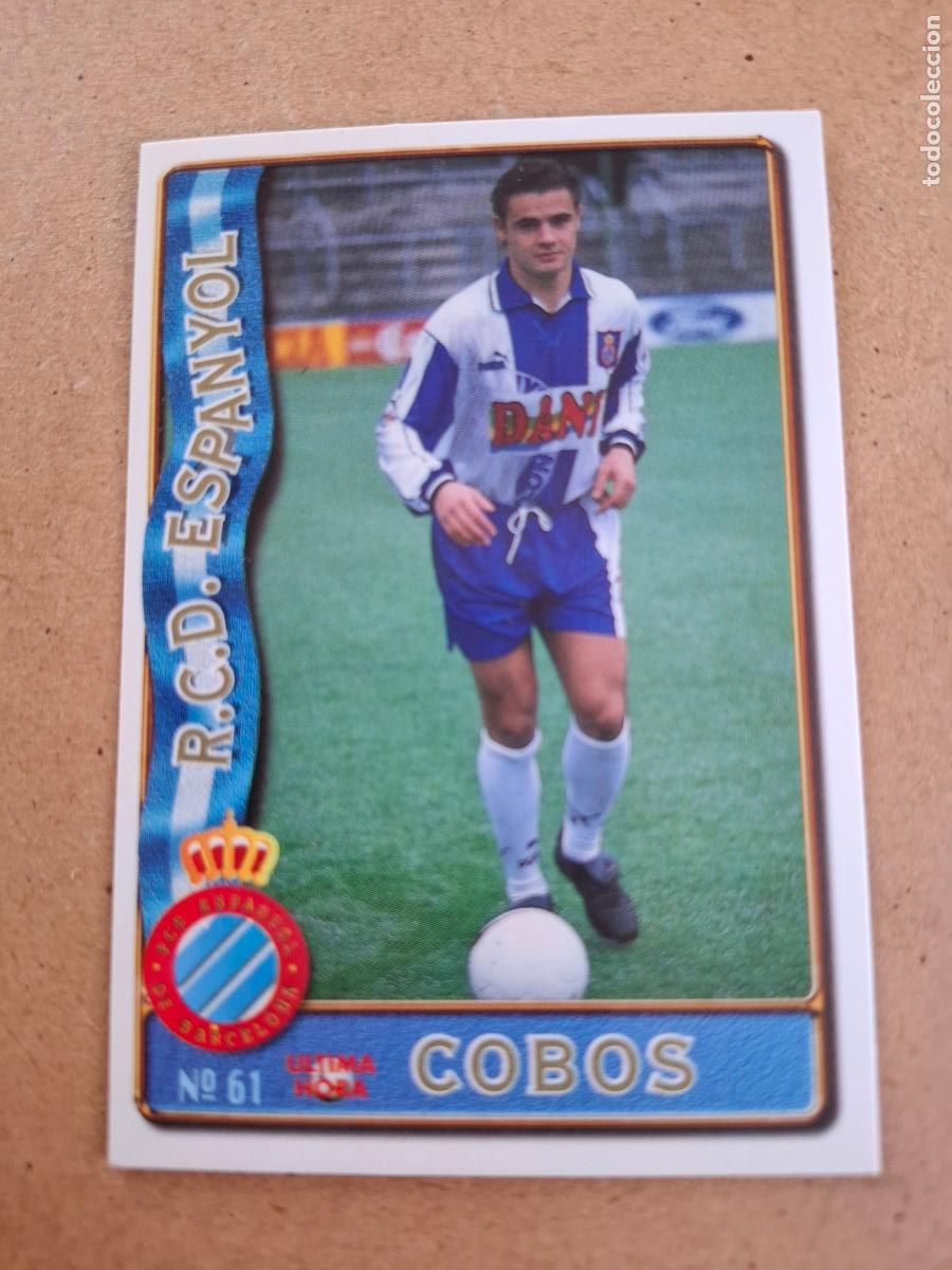 Cromos de F&uacute;tbol: MUNDICROMO 96 97 1996 1997 - UH 61 COBOS - RCD. ESPANYOL