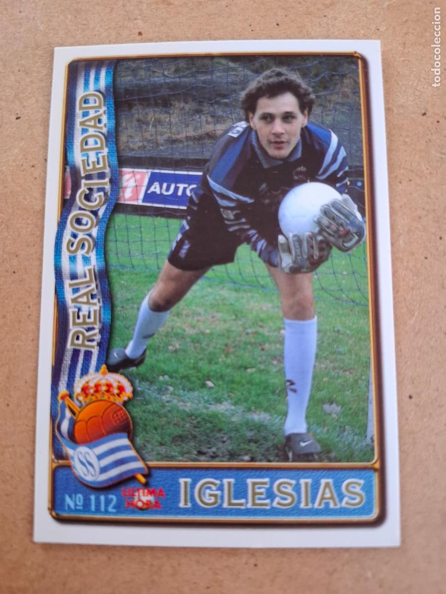 Cromos de F&uacute;tbol: MUNDICROMO 96 97 1996 1997 - UH 112 IGLESIAS - REAL SOCIEDAD