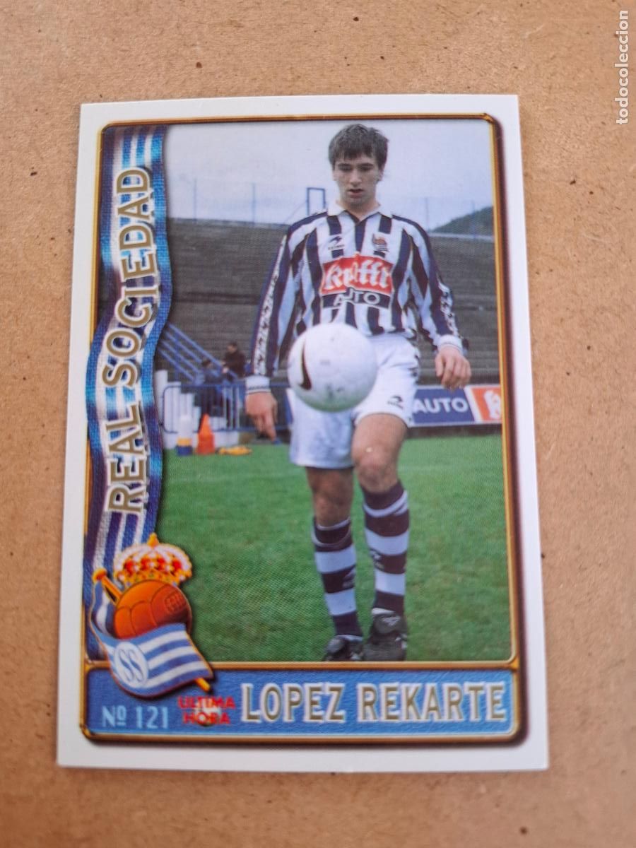 Cromos de F&uacute;tbol: MUNDICROMO 96 97 1996 1997 - UH 121 L&Oacute;PEZ REKARTE - REAL SOCIEDAD