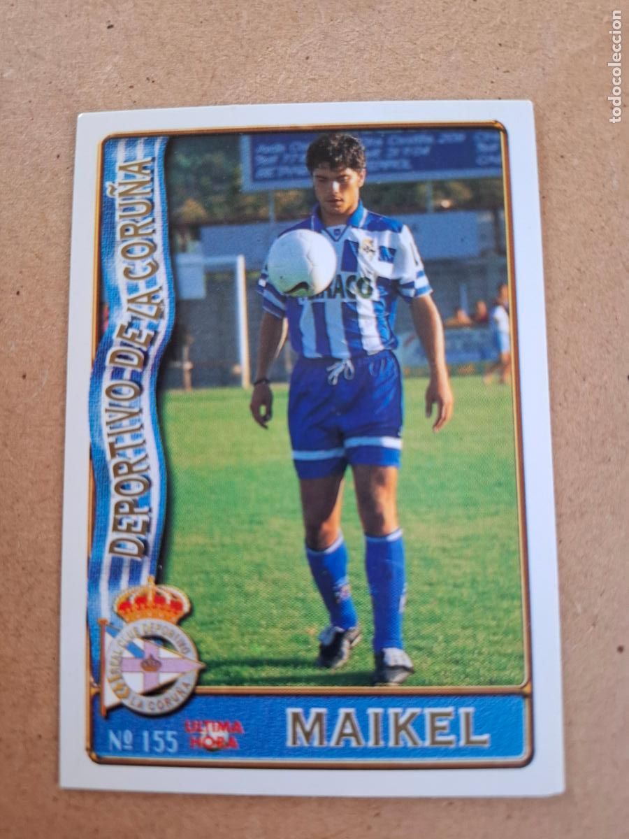 Football Stickers: MUNDICROMO 96 97 1996 1997 - UH 155 MAIKEL - R.C. DEPORTIVO