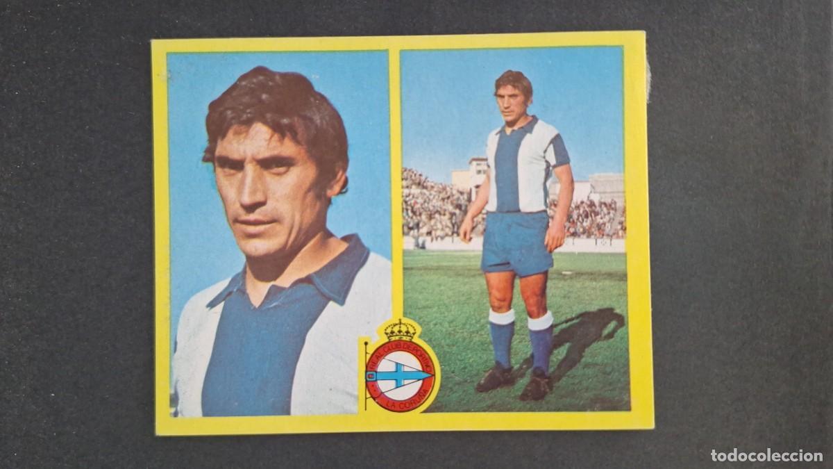 Fu&szlig;ball-Sticker: L1 JUANITO DEPORTIVO DE LA CORU&Ntilde;A LIGA ESTE 1972 1973 72 73 RECUPERADO DESPEGADO