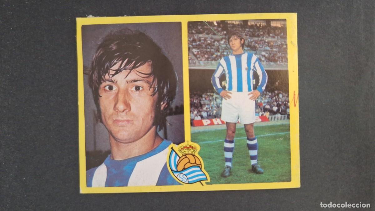 Cromos de F&uacute;tbol: L1 LEMA REAL SOCIEDAD LIGA ESTE 1972 1973 72 73 RECUPERADO DESPEGADO
