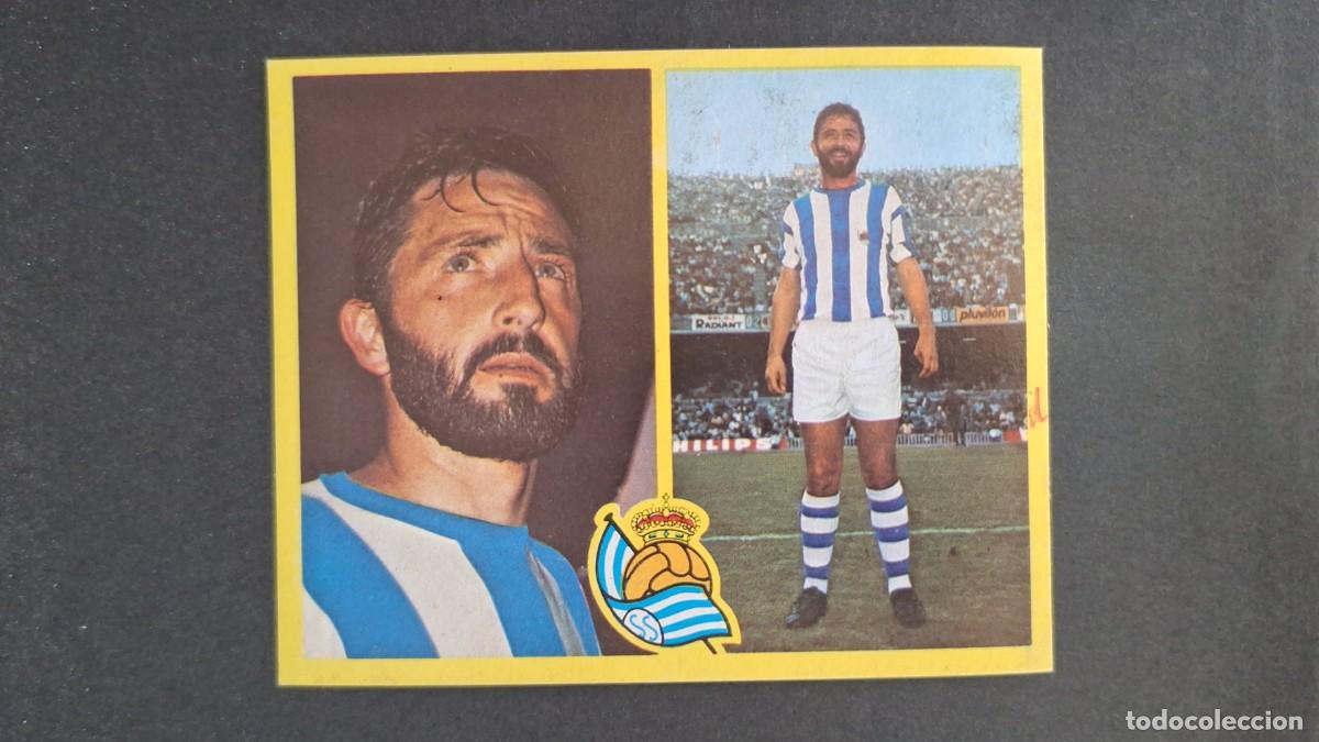 Cromos de F&uacute;tbol: L1 ARZAC REAL SOCIEDAD LIGA ESTE 1972 1973 72 73 RECUPERADO DESPEGADO