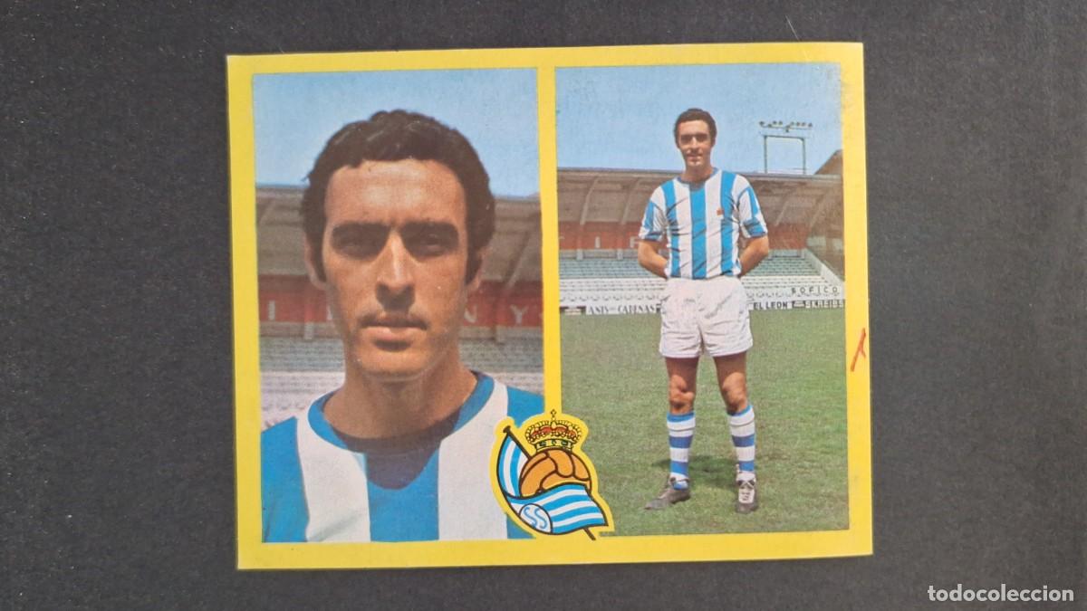 Cromos de F&uacute;tbol: L1 ORMAECHEA REAL SOCIEDAD LIGA ESTE 1972 1973 72 73 RECUPERADO DESPEGADO