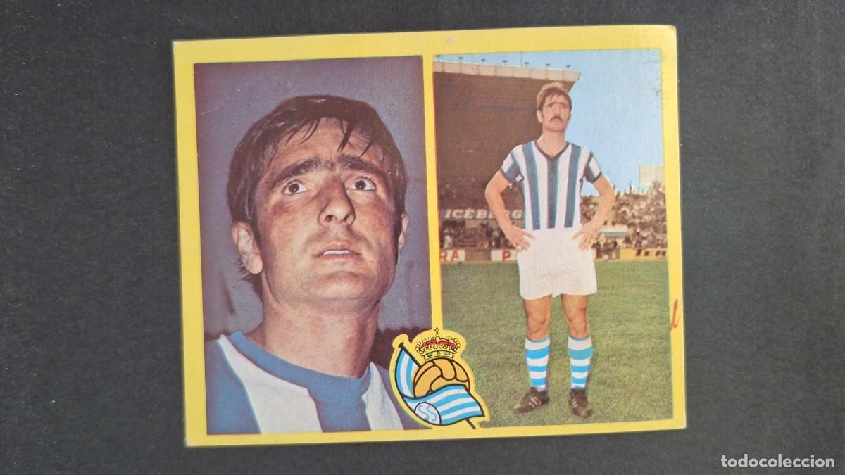 Cromos de F&uacute;tbol: L1 GORRITI REAL SOCIEDAD LIGA ESTE 1972 1973 72 73 RECUPERADO DESPEGADO