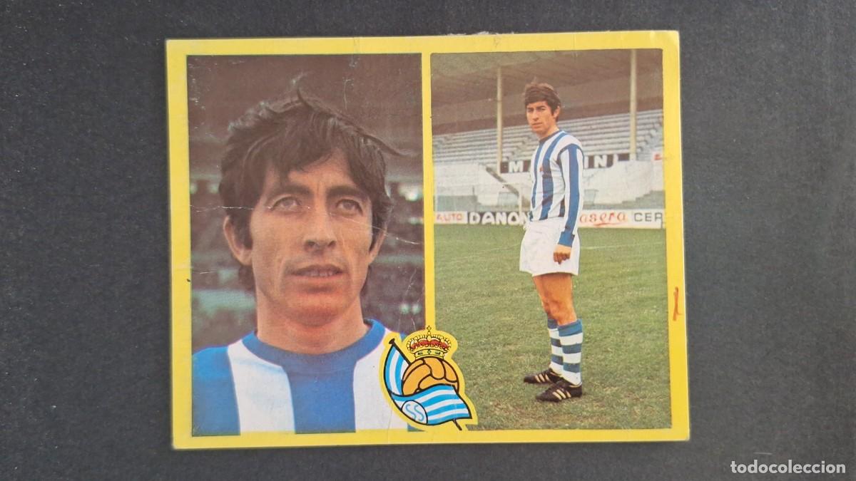 Cromos de F&uacute;tbol: L1 MENDILUCE REAL SOCIEDAD LIGA ESTE 1972 1973 72 73 RECUPERADO DESPEGADO