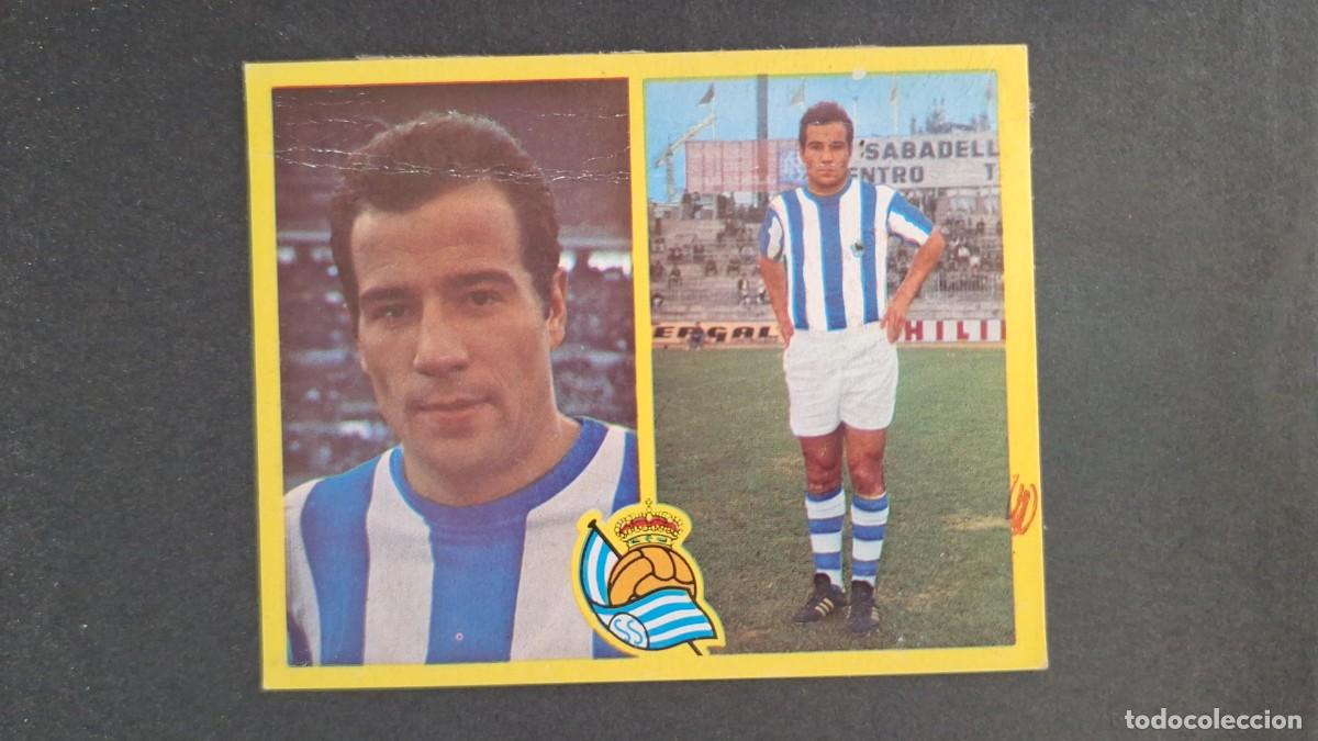 Cromos de F&uacute;tbol: L1 BORONAT REAL SOCIEDAD LIGA ESTE 1972 1973 72 73 RECUPERADO DESPEGADO