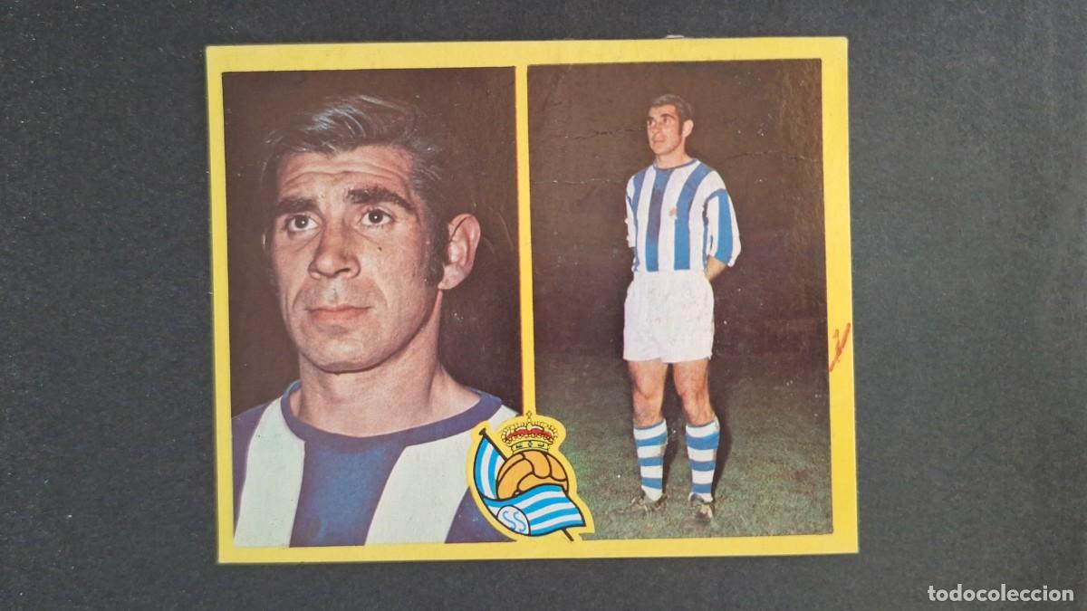 Cromos de F&uacute;tbol: L1 ANSOLA REAL SOCIEDAD LIGA ESTE 1972 1973 72 73 RECUPERADO DESPEGADO
