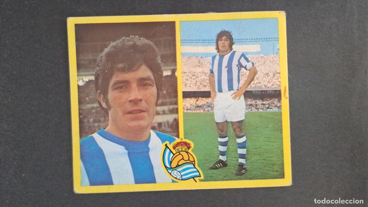 Cromos de F&uacute;tbol: L1 GAZTELU REAL SOCIEDAD LIGA ESTE 1972 1973 72 73 RECUPERADO DESPEGADO