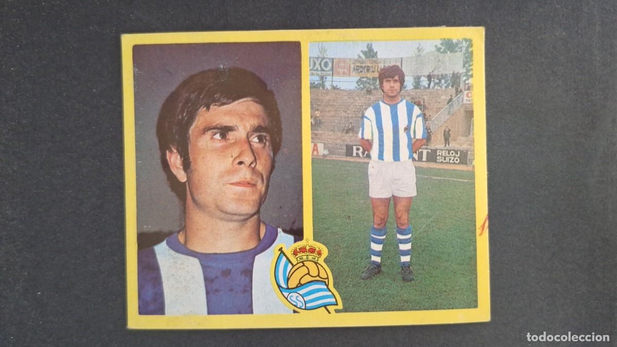 Cromos de F&uacute;tbol: L1 CORCUERA REAL SOCIEDAD LIGA ESTE 1972 1973 72 73 RECUPERADO DESPEGADO