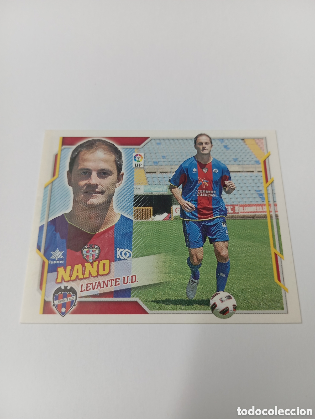 Cartes &agrave; collectionner de Football: Nano 6 B COLOCA Levante LIGA ESTE 2010 2011 PANINI 10 11