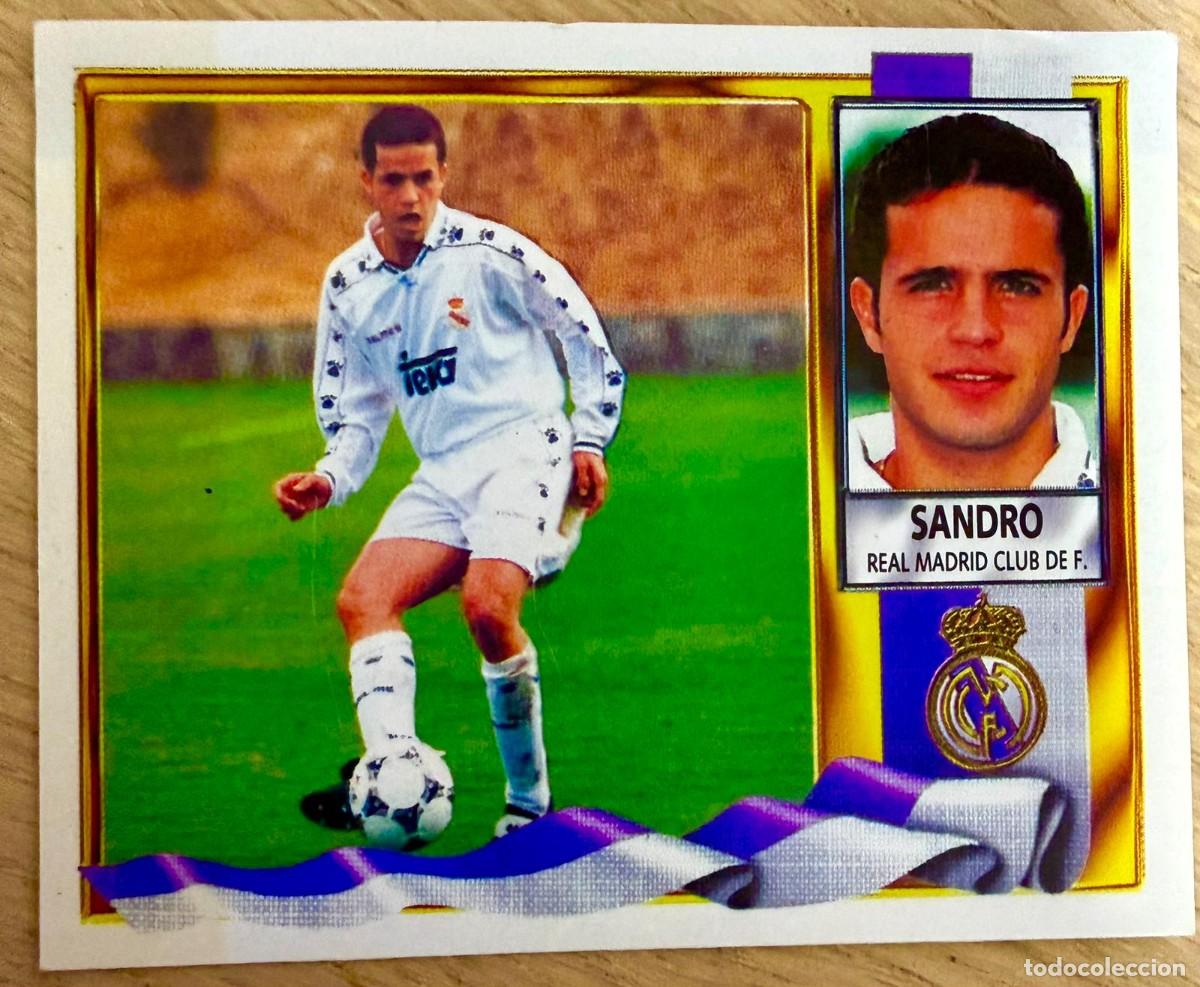 Fu&szlig;ball-Sticker: SANDRO REAL MADRID 95 96 1995 1996 LIGA ESTE PANINI VENTANILLA