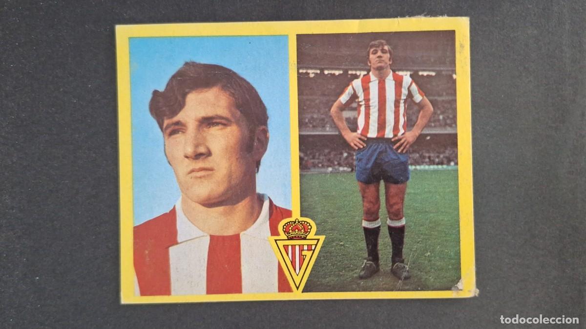 Cromos de F&uacute;tbol: L1 CHURRUCA SPORTING DE GIJON LIGA ESTE 1972 1973 72 73 RECUPERADO DESPEGADO