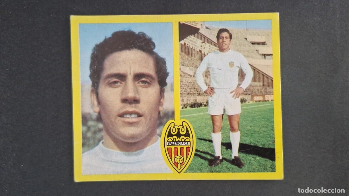 Fu&szlig;ball-Sticker: L1 CLARAMUNT I VALENCIA C. F. LIGA ESTE 1972 1973 72 73 RECUPERADO DESPEGADO