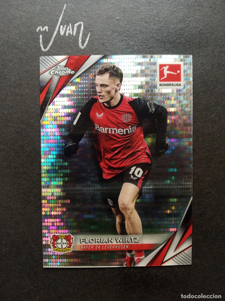 Cromos de F&uacute;tbol: N&ordm; 66 PULSAR FLORIAN WIRTZ BAYER LEVERKUSEN ⚽ TOPPS &reg; CHROME BUNDESLIGA 2024 2025 24 25 NUEVO