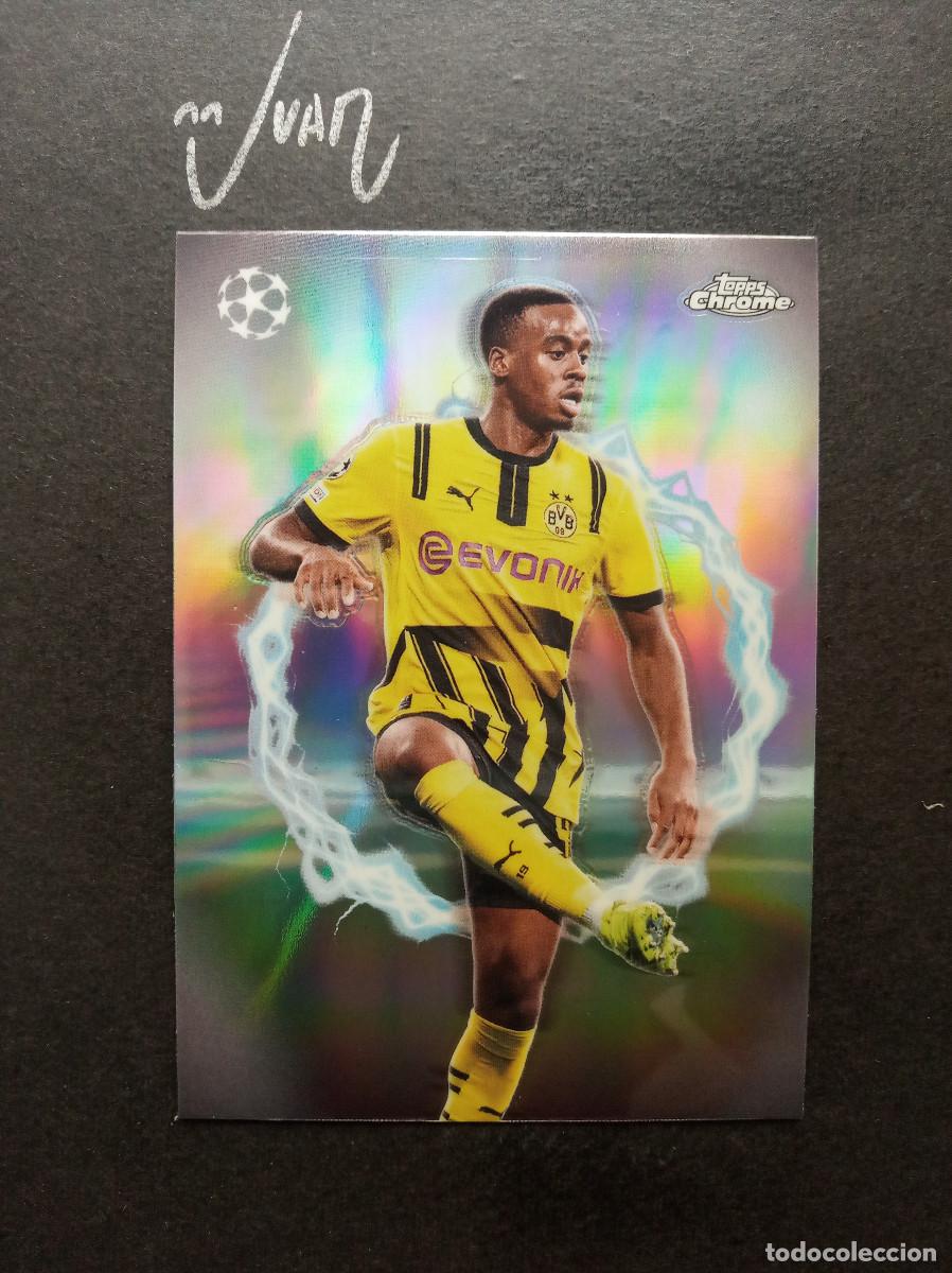 Cartes &agrave; collectionner de Football: 3 CIRLCE OF POWER GITTENS BORUSSIA DORTMUND ⚽ TOPPS &reg; CHROME UEFA CLUB COMPETITIONS 2024 2025 24 25