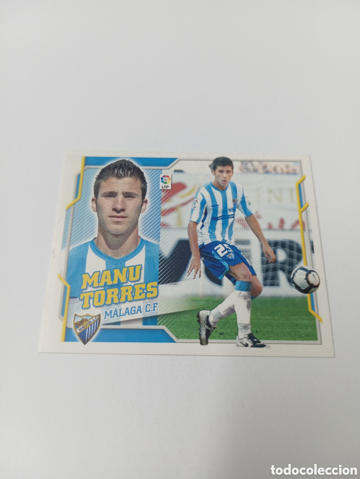 Cromos de f&uacute;tbol: Manu Torres 6 A M&aacute;laga LIGA ESTE 2010 2011 PANINI 10 11