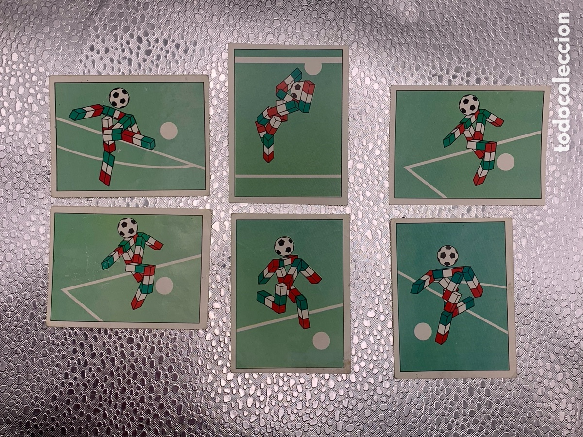 Cromos de F&uacute;tbol: Lote x6 Cromos FUTBOL ITALIA 90 - Pannini