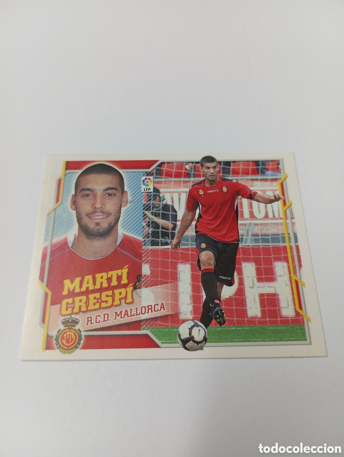 Fu&szlig;ball-Sticker: Mart&iacute; Cresp&iacute; 4 B COLOCA Mallorca LIGA ESTE 2010 2011 PANINI 10 11