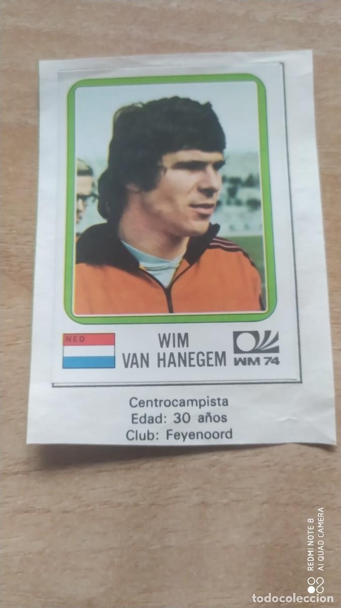 Cromos de Futebol: HOLANDA 244 VAN HANEGEM -MUNICH 74 VULCANO -PANINI MUNDIAL 1974 WORLD CUP 1974 - C5