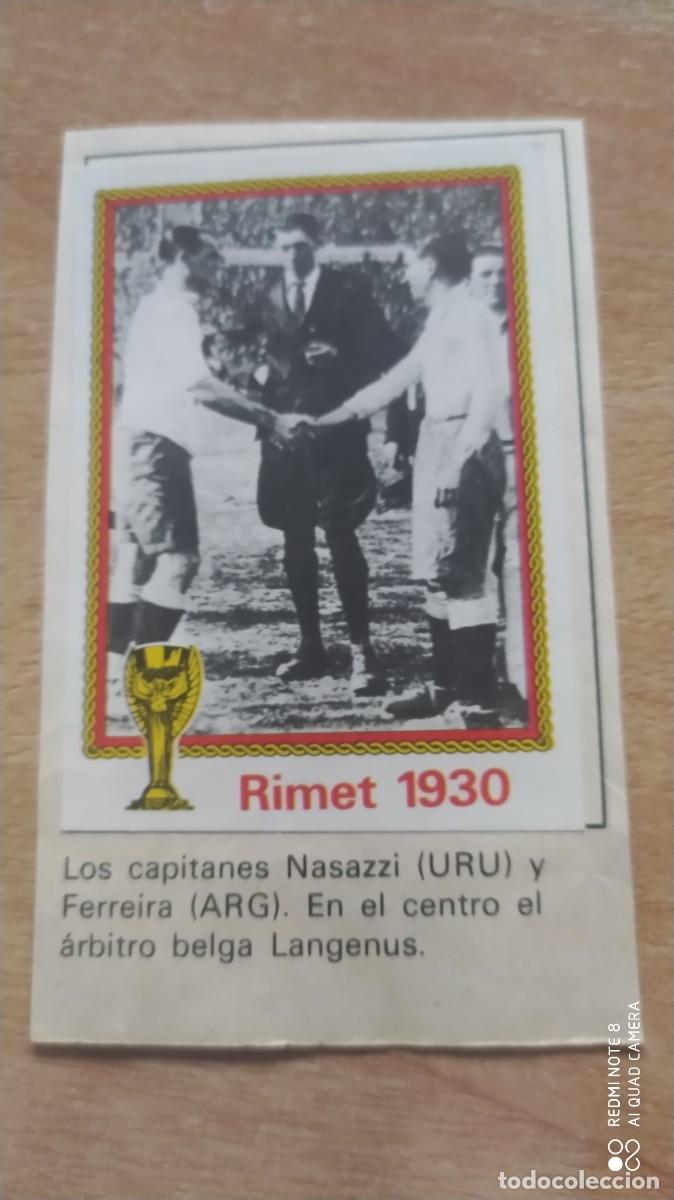 Cromos de Futebol: 17 RIMET 1930 -MUNICH 74 VULCANO -PANINI MUNDIAL 1974 WORLD CUP 1974 - C5