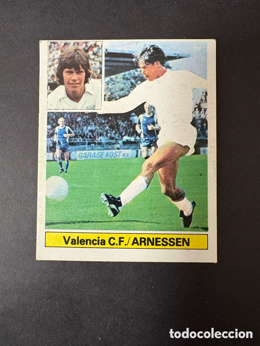 Cromos de F&uacute;tbol: LIGA ESTE 81 82 FICHAJE 8 ARNESSEN VALENCIA VERSI&Oacute;N DIF&Iacute;CIL . Muy buen estado