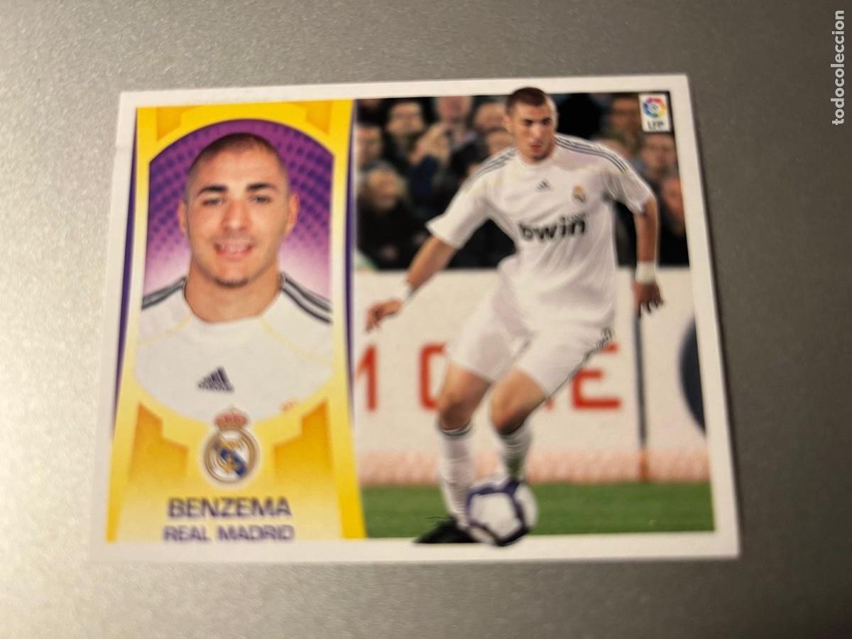Cromos de F&uacute;tbol: N&ordm; 16 BENZEMA REAL MADRID ESTE LIGA 09 10