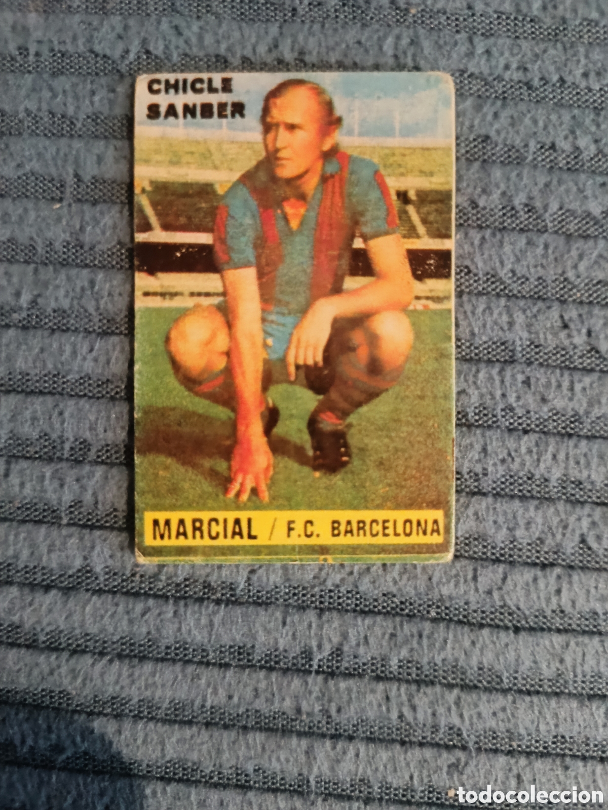Cromos de F&uacute;tbol: MARCIAL CHICLES SANBER 74 75 BARCELONA ED. ESTE DESPEGADO